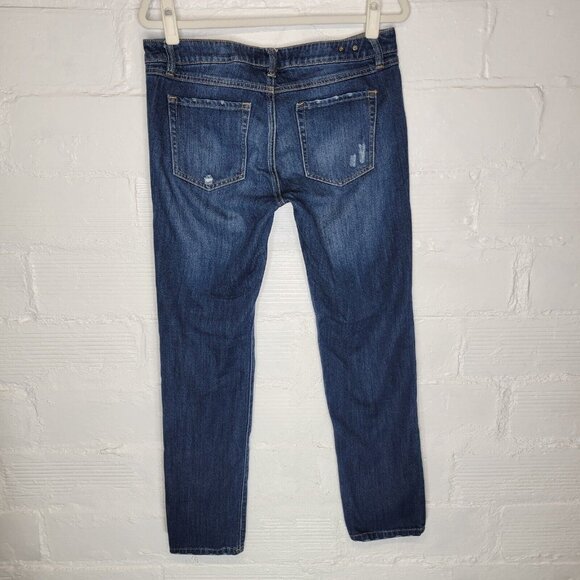 Cabi Jeans Women's Size 8 Jeans Slim Boyfriend Distressed - Picture 2 of 6